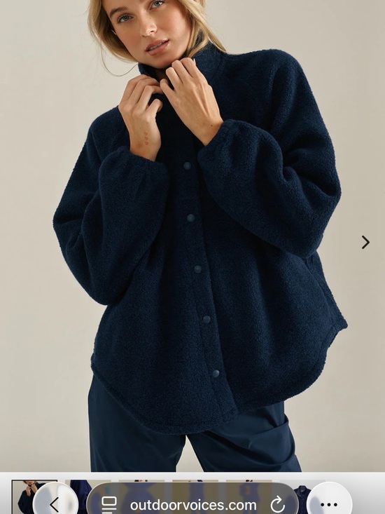 Outdoor Voices Jackets & Blazers - Outdoor Voices MegaFleece Snap Jacket